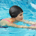 Silicone Swim Cap for Women Men, Durable Non-Slip Waterproof Cap Protects Ears, Long Hair for Adults, Older Kids