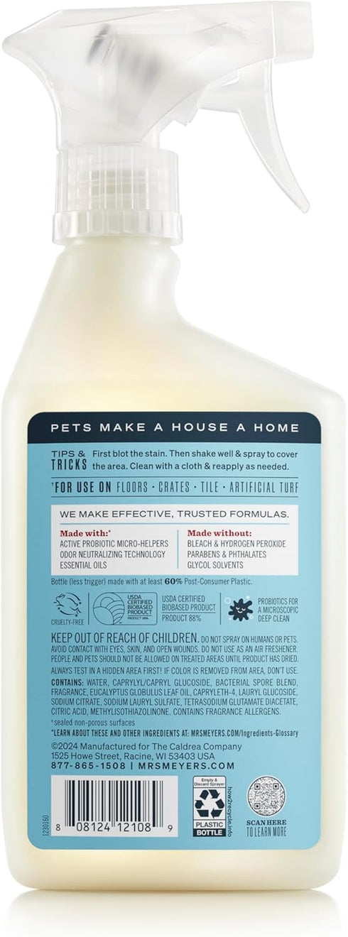 16oz Mrs. MEYER'S CLEAN DAY Pet Multi-Surface Cleaner, Coconut Leaf Scent