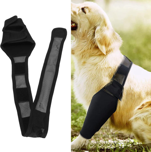 Dog Elbow Brace Protector Pads, Canine Elbow Support for Hygroma, Dysplasia, Osteoarthritis, XL