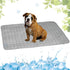 Dog Cooling Mat Washable, Portable Summer Dog Pad, Water-Absorbent Ice Silk Self-Cooling Mat for