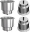 EQUSPUR Cup Drink Holder 4 Pack, Stainless Steel 316 Boat Accessories with Drain