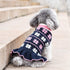 KYEESE Dog Sweater for Girl Dogs - Warm Pet Coats with Snowflake Pattern Knit Turtleneck Pullover, Navyblue, X-Large