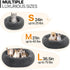 MoNiBloom 24"x24"x10.5" Dog Beds for Small Dogs, Machine-Washable Long Plush Cozy Soft Bed for Dogs and Cats