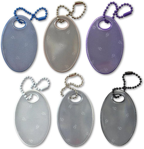 funflector Safety Reflectors, Basic Shapes Reflective Gear for Jackets, Bags, Purses, Backpacks, Made in USA