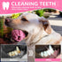 Dog Toys for Aggressive Chewers, Indestructible Interactive Treat Toys for Large Medium Breeds, Pink