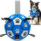 Dog Ropes Toys Soccer Ball with Straps - Interactive Tug of War Toy, Durable Water Toy for Medium & Large Dogs - Blue &