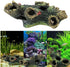 Log Resin Tree Trunk Ornament, Hollow Decoration for Fish Tank, Betta Fish Hollow Wood Accessories