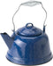 GSI Outdoors Tea Kettle - Enameled Steel 10 Cup for Outdoor Cooking, Camping, Cabin, Home Kitchen