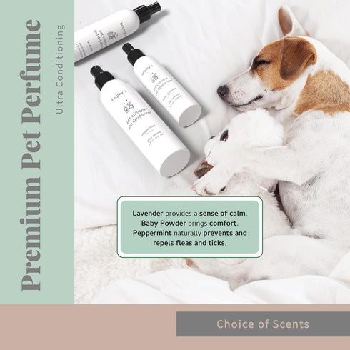 Begley’s Natural Pet Cologne and Deodorizer - Essential Oil Scented Dog Body Spray and Cat Perfume