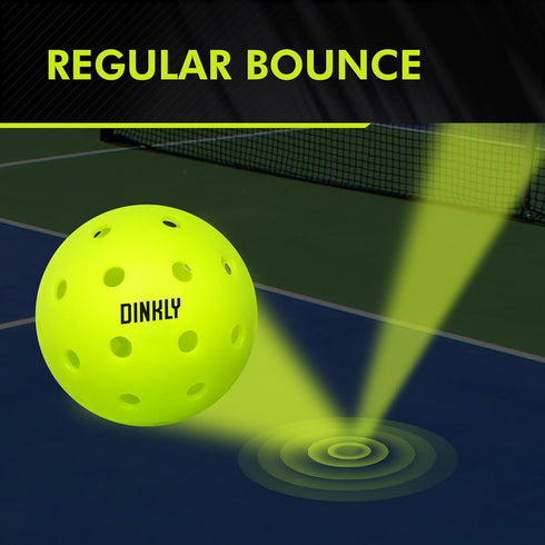 Seamless 40 Pickleball Balls, Outdoor Pickleballs USAPA Approved, Enhanced Durability Pickle Ball with Roto-Molded