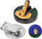 Magnetic Golf Hat Clip, Funny Golf Ball Marker with Three-Tooth Cap Clip for Golf Accessories