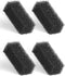 Pawfly 4 Pcs Replacement Filter Pads for 3-10 Gallon Internal Aquarium Filter, Black Bio Foam for Water Filtration,