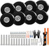ASUNTOM Luggage Wheels Replacement 50x14mm, 8PCS Swivel Caster Wheels with Axles & Repair