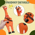8 Toys(12.6 Inch,Animal Pcs Silly Rubber Chicken Screaming Chicken Dog Toy with Squeaker Large Squeaky Prank Noise