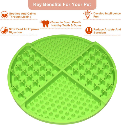 Bangp Licking Mat for Dogs and Cats - Heavy-Duty Puzzle Mat for Boredom Anxiety Reduction, Perfect for Treats