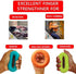 Grip Strength Trainer, Hand Grip Strengthener, Forearm Grip Workout - Silicone Rings for Rock Climbing, Athletes &
