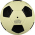 Senston Glow in The Dark Soccer Ball, Glowing Leather Size 5 Indoor Outdoor Night Soccer Ball with Pump