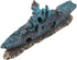 FABULETTA Resin Warship Ornament, Aquarium Decoration Fish Tank Landscaping, Safe Creative Pirate Decor for Small Fish