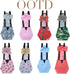 6-Piece Set Silkie(6D20P MANON ROSA Chicken Diapers Bantam Hens - Reusable with Bow Ties Poultry Nappies Washable