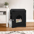 ZENY Hidden Cat Litter Box Furniture - Enclosed Cabinet With Vent Holes, Indoor Wooden Washroom, End Table, Nightstand