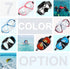 Snorkel Diving Mask Panoramic HD Swim Mask, Anti-Fog Scuba Goggles for Diving, Snorkeling, Swimming
