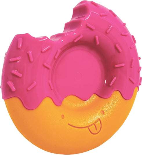 Nylabone Power Chew Donut Dog Chew Toy, Durable Bacon Glazed Flavor for Aggressive Chewers