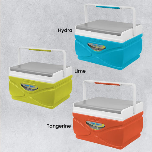 Picnic Cooler 4.5 Liter Hard Cooler, Portable BPA Free Coolbox Keeps Contents Cool for 48 Hours (Orange)