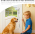Attkryy Adjustable Dog Potty Training Door Bells, Twisted Rope Puppy Bell Ring for Going Outside, Loud Metal Bells