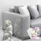 Furniture Cat Scratch Protector - 12 Pcs Clear Self-Adhesive Couch Protectors, Furniture Protectors with 52 Twist Pins