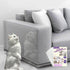 Furniture Cat Scratch Protector - 12 Pcs Clear Self-Adhesive Couch Protectors, Furniture Protectors with 52 Twist Pins