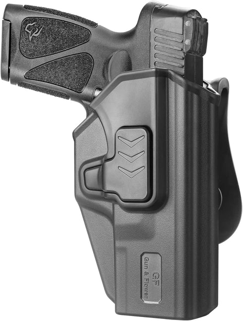 Taurus G3 OWB Holster, Polymer Open Carry Holster with 360 Degrees Adjustable for Right Hand Black