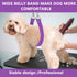 Pet Dog Grooming Belly Straps, Dog Grooming Table Arm Accessories, Waterproof PVC Wide Dog Grooming Belly Band, Purple