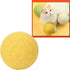 Cat Scratching Post Funny Sisal Cat Ball Interactive Claws Safe Tummies Relieve Boredom AntiScratch Training (Yellow)