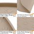 KPWACD Dog Food Mat Anti-Slip Bowl Mats for Food and Water, High-Lips Waterproof Pet Placemat Prevent Messy Spills