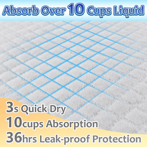 40 Count, 28"x34" Dogcator XL Puppy Pads Thicken Pee Pads for Dogs, Dog Pee Pads Extra Large, Disposable Urine Bed Pads