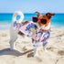 Pack of 4 Hawaiian Dog Shirt Summer Clothes, Breathable Dog Sweatshirts with Coconut Tree & Pineapple for XS-5XL (XL)