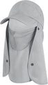 SUN CUBE Fishing Sun Hat with Neck Flap | UV Protection Outdoor Bucket Cap with Face Covering