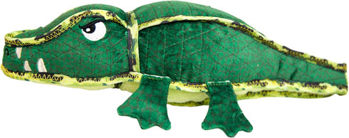 Outward Hound Xtreme Seamz Alligator Squeaky Dog Toy, Reinforced Dense Stuffing Plush