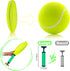 Giant 9.5" Dog Tennis Ball, 2 Pack Oversize Interactive Puzzle Toy with 1*Ball Pump + 1*Needle for Small, Medium, Large