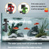 3~15Gal Carefree Fish Aquarium Small Sponge Filter for Fish Tank Quiet for Saltwater and Freshwater with Biochemical