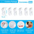 Kingwee (6 Pack) Dog Pee Pad Holder with Walls for Small & Large Size Wee Wee Pad, Indoor Potty Training Pad Holder
