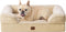 EHEYCIGA Orthopedic Dog Bed for Medium Dogs, Waterproof Memory Foam Couch Bed with Non-Slip Bottom and Washable Cover,