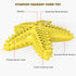 Dog Chew Toys, Squeaky Water Floating Starfish Toy, Natural Tooth Brush for Small Medium Dogs, Yellow