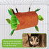 Hamiledyi 5PCS Hanging Bed & Hideout Set - Cotton Hamster Hammock, Tunnel, Swing Accessories for Dwarf Hamster, Rat,