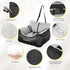 BurgeonNest Dog Car Seat for Small Dogs, Fully Detachable, Washable, Soft Booster Seats with Storage Pockets