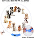 LED Dog Collar, Rechargeable Light Up Collars, IP67 Waterproof Dog Lights for Night Walking, Adjustable Safety Necklace