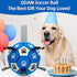 Dog Ropes Toys Soccer Ball with Straps - Interactive Tug of War Toy, Durable Water Toy for Medium & Large Dogs - Blue &