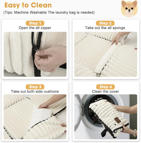 6-in-1 25 lbs, MIXJOY Dog Car Seat for Small/Medium Dogs up to Multi-Functional Dog Carrier for Car with Detachable