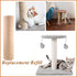 12 Inch Cat Scratching Post Replacement with M8 Screw, Durable Jute Rope for Cat Scratcher Climbing Perch