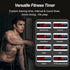 15" Countdown/Up/Stopwatch/12-Level ANJANK Large Gym Timer, LED Digital Wall Clock with Seconds, Timing for Workout